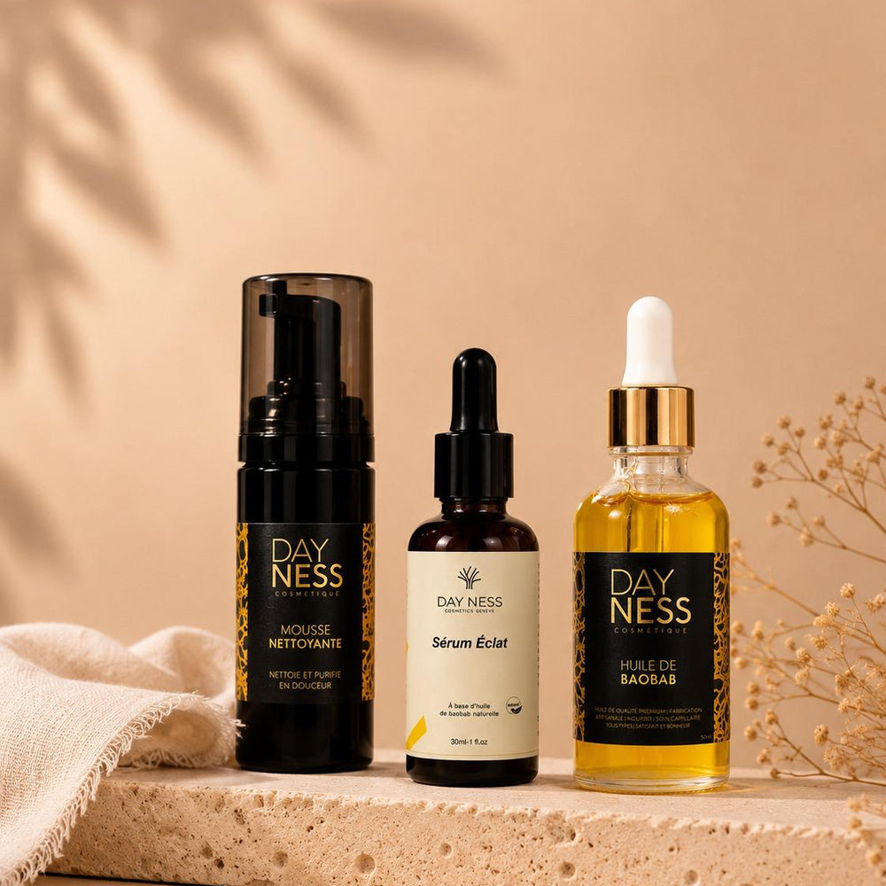 Rituel Complet - Huile + Sérum Éclat + Mousse