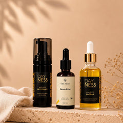 Rituel Complet — Huile + Sérum Éclat + Mousse